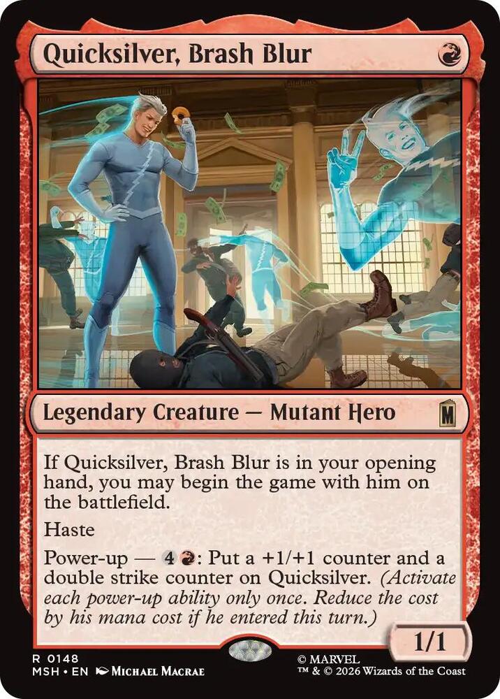 Quicksilver, Brash Blur [Marvel Super Heroes] 148