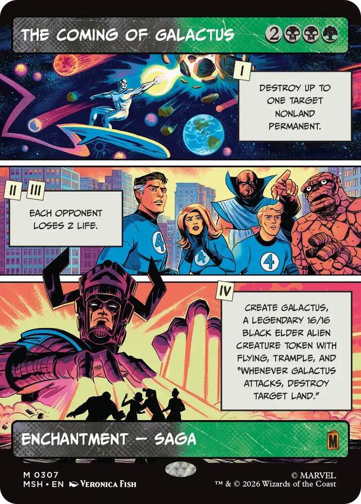 The Coming of Galactus (Borderless) [Marvel Super Heroes] 307