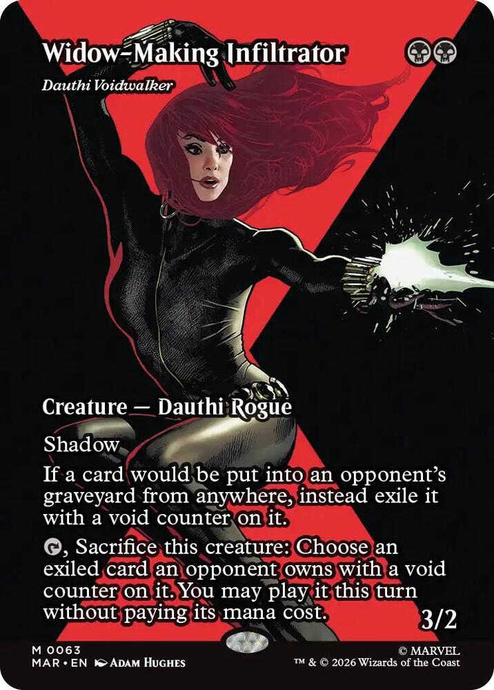 Widow-Making Infiltrator - Dauthi Voidwalker (Borderless) [Marvel Universe Eternal-Legal] 63