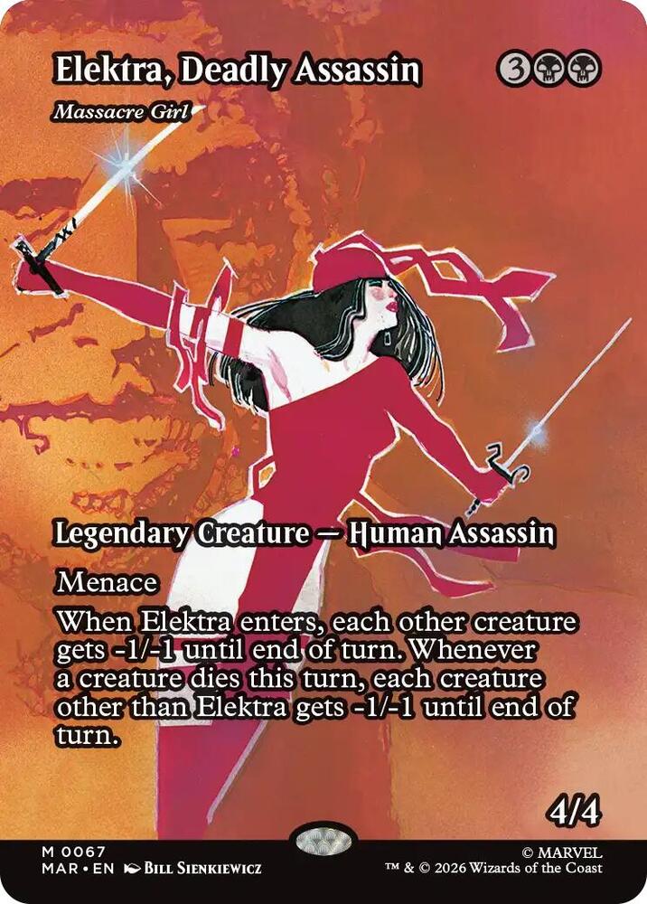 Elektra, Deadly Assassin - Massacre Girl (Borderless) [Marvel Universe Eternal-Legal] 67