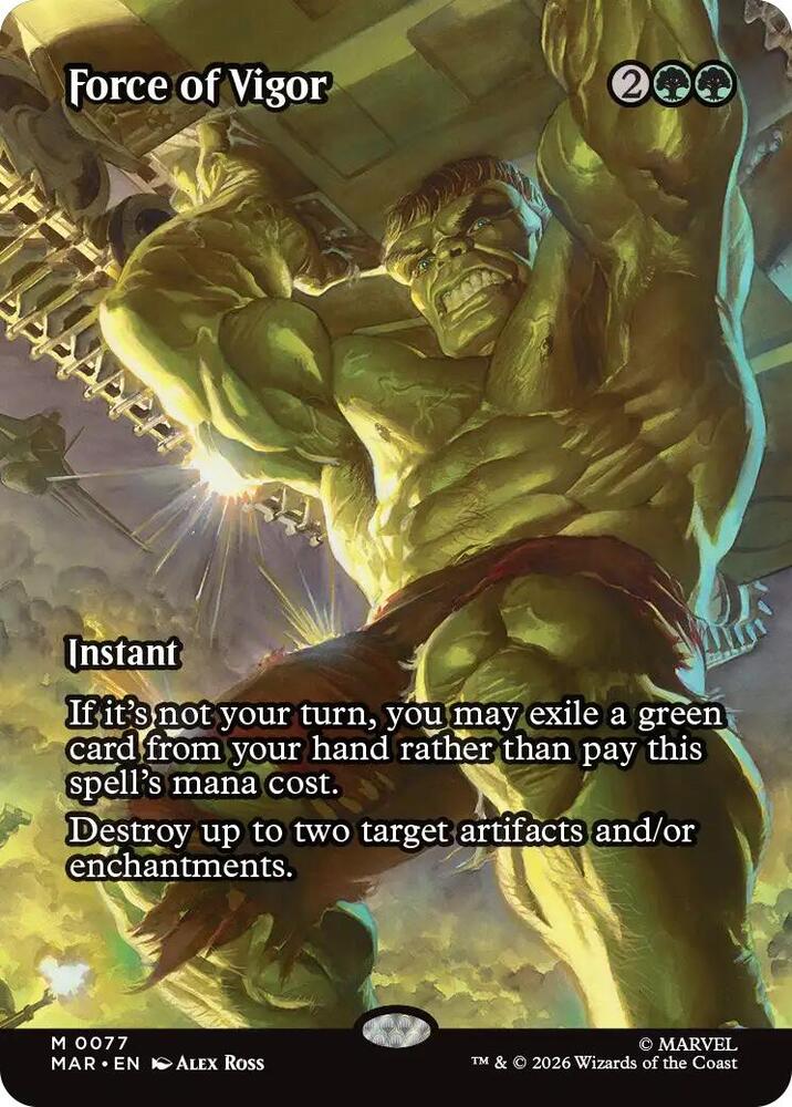 Force of Vigor (Borderless) [Marvel Universe Eternal-Legal] 77