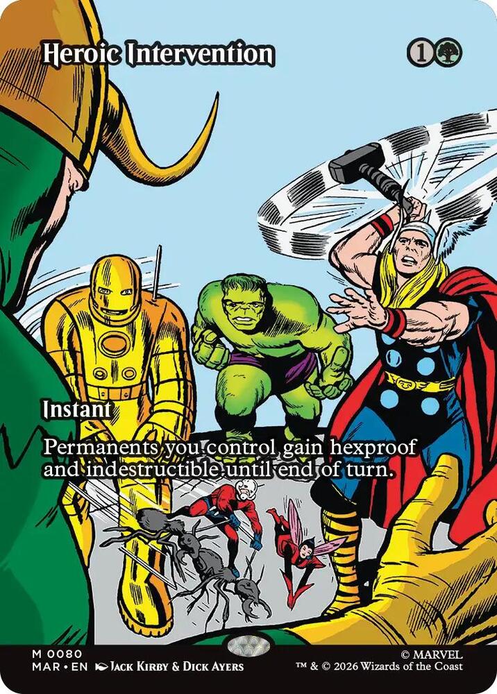 Heroic Intervention (0080) (Borderless) [Marvel Universe Eternal-Legal] 80
