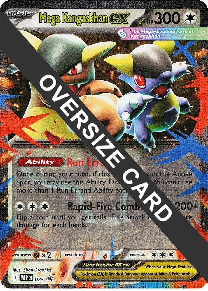 Mega Kangaskhan ex - 025 [Jumbo Cards] 025