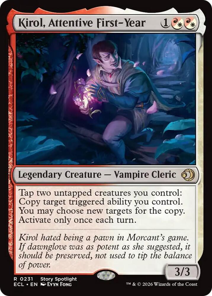 Kirol, Attentive First-Year [Lorwyn Eclipsed] 231