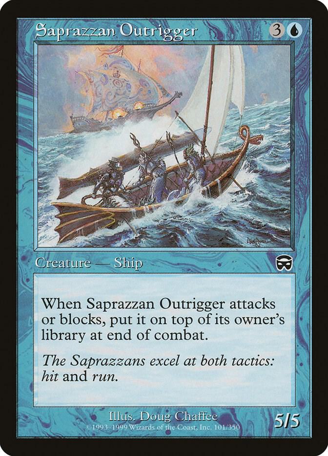 Saprazzan Outrigger [Mercadian Masques] 101