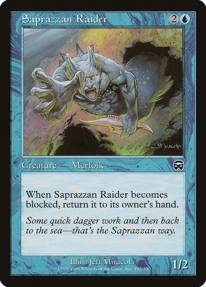 Saprazzan Raider [Mercadian Masques] 102