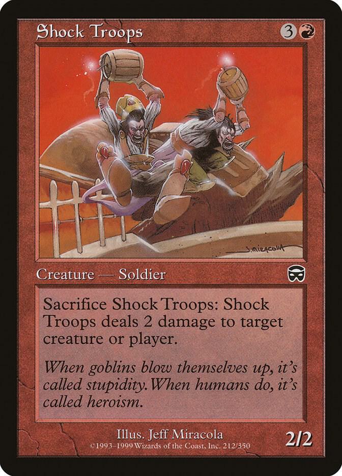 Shock Troops [Mercadian Masques] 212