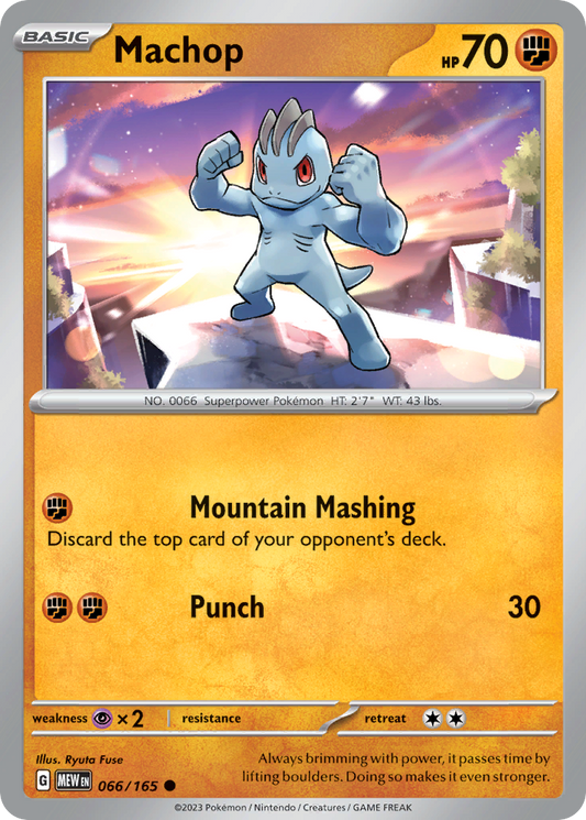 Machop - 66/165 151