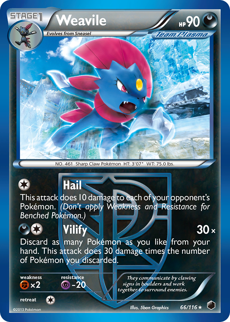 Weavile - 66/116 Plasma Freeze