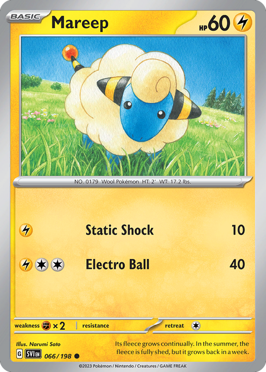 Mareep - 66/198 Scarlet & Violet