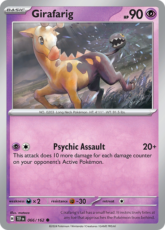 Girafarig - 66/162 Temporal Forces