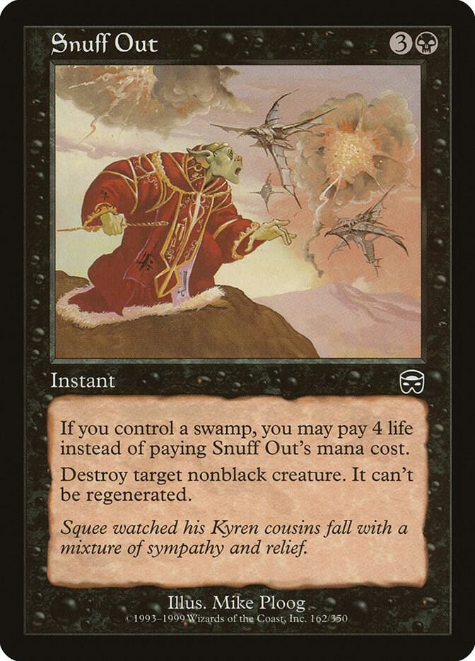 Snuff Out [Mercadian Masques] 162