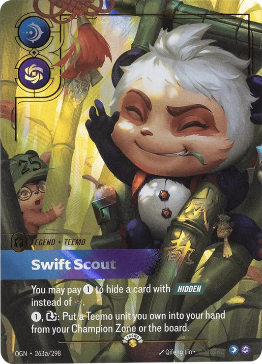 Teemo - Swift Scout (Alternate Art) [Riftbound Promotional Cards] 263a/298