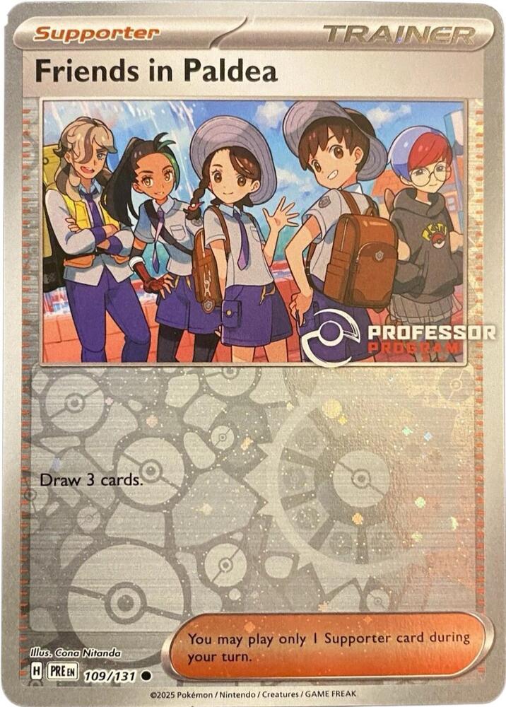 Friends in Paldea - 109/131 [Professor Program Promos] 109/131