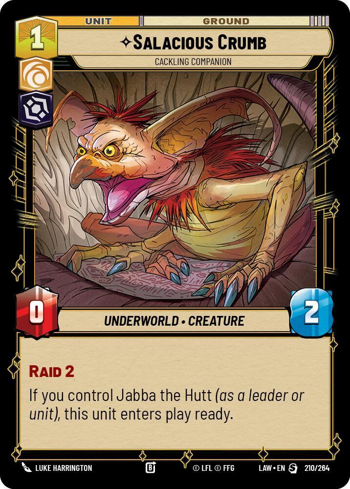 Salacious Crumb - Cackling Companion [A Lawless Time] 210/264