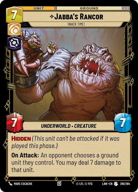 Jabba's Rancor - Snack Time! [A Lawless Time] 216/264
