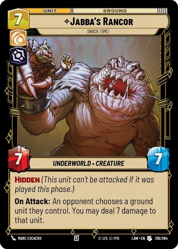Jabba's Rancor - Snack Time! [A Lawless Time] 216/264