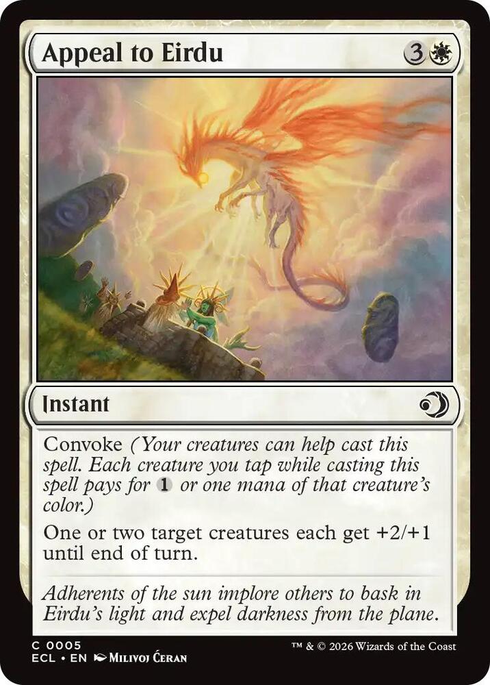 Appeal to Eirdu [Lorwyn Eclipsed] 5