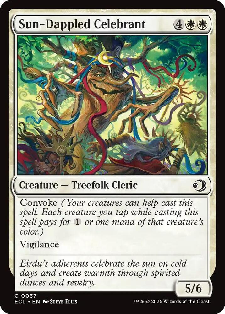 Sun-Dappled Celebrant [Lorwyn Eclipsed] 37