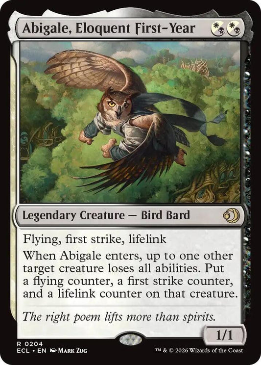 Abigale, Eloquent First-Year [Lorwyn Eclipsed] 204