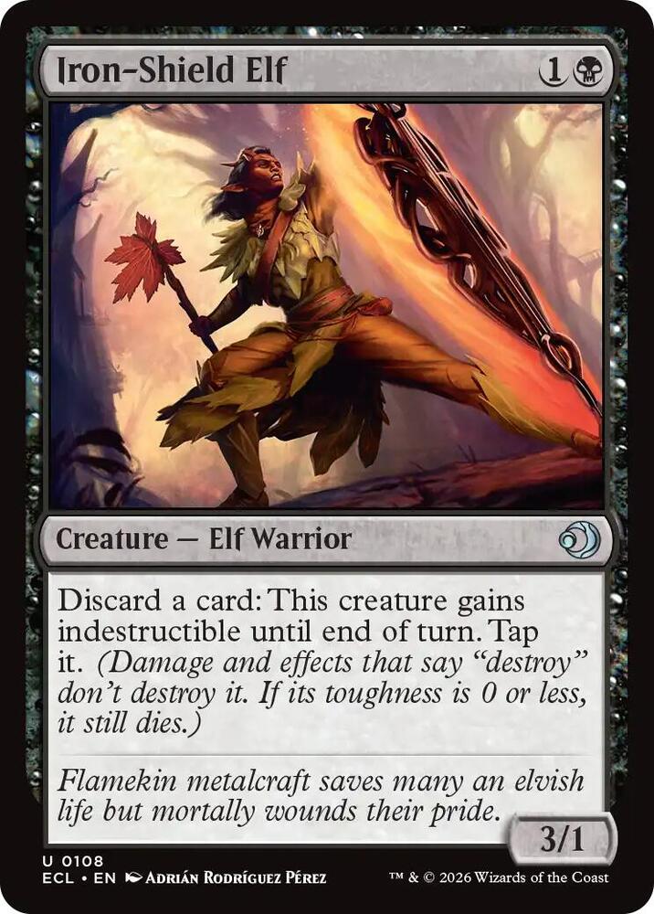 Iron-Shield Elf [Lorwyn Eclipsed] 108