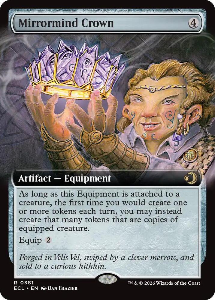 Mirrormind Crown (Extended Art) [Lorwyn Eclipsed] 381