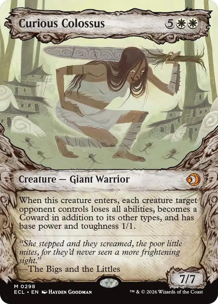 Curious Colossus (Showcase) [Lorwyn Eclipsed] 298