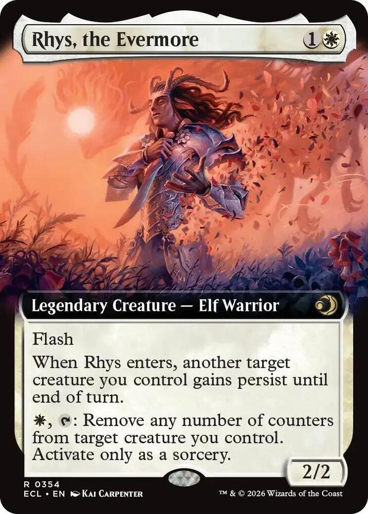 Rhys, the Evermore (Extended Art) [Lorwyn Eclipsed] 354