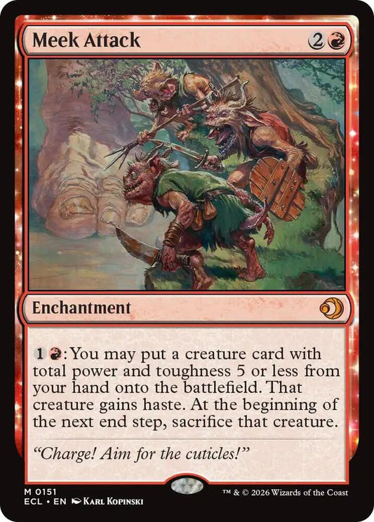 Meek Attack [Lorwyn Eclipsed] 151