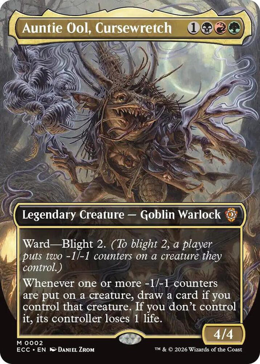 Auntie Ool, Cursewretch (Borderless) [Commander: Lorwyn Eclipsed] 2