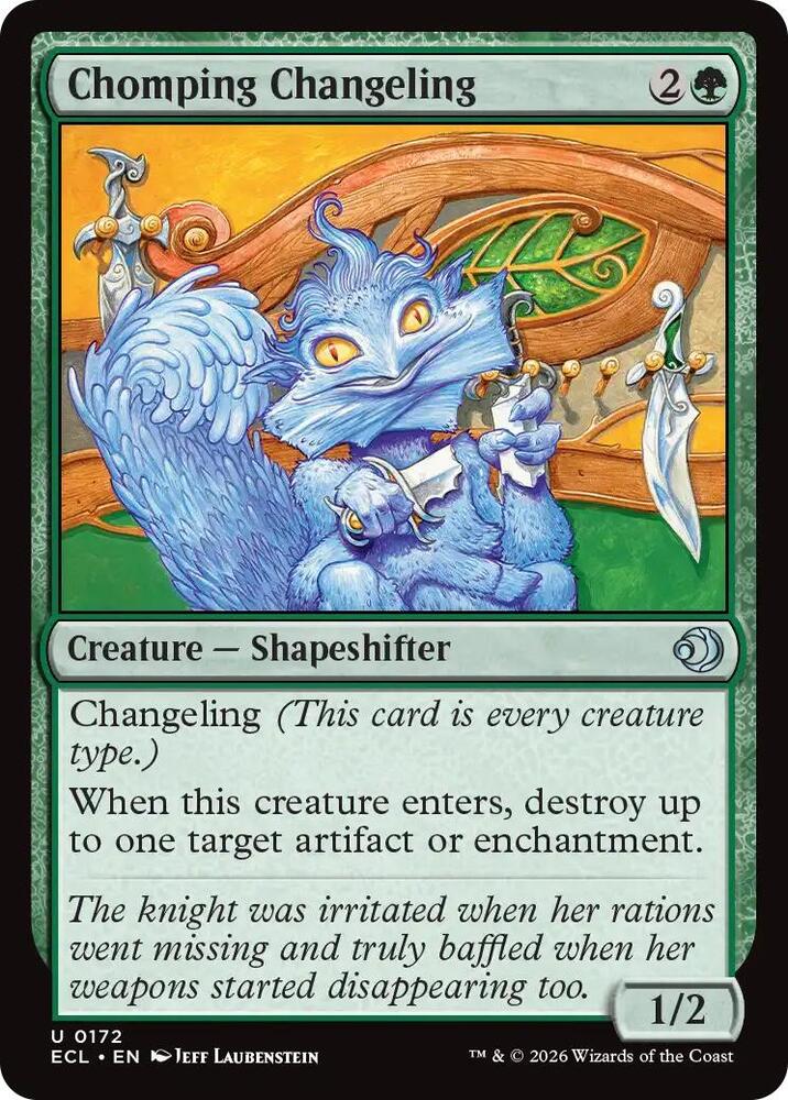 Chomping Changeling [Lorwyn Eclipsed] 172