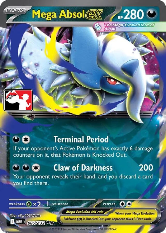 Mega Absol ex - 086/132 [Prize Pack Series Cards] 086/132