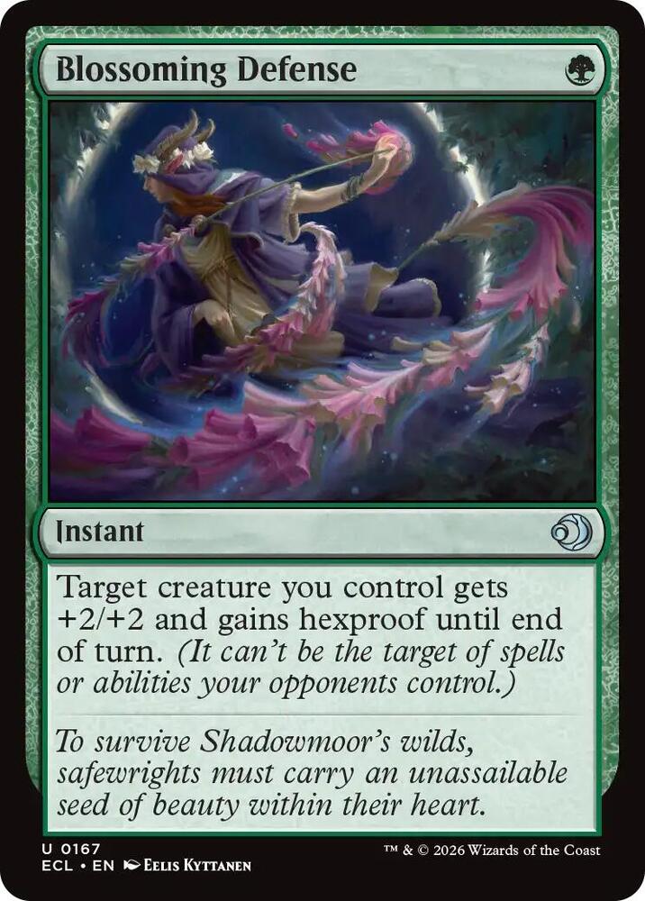Blossoming Defense [Lorwyn Eclipsed] 167