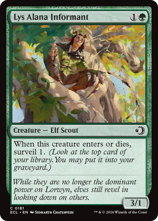 Lys Alana Informant [Lorwyn Eclipsed] 181