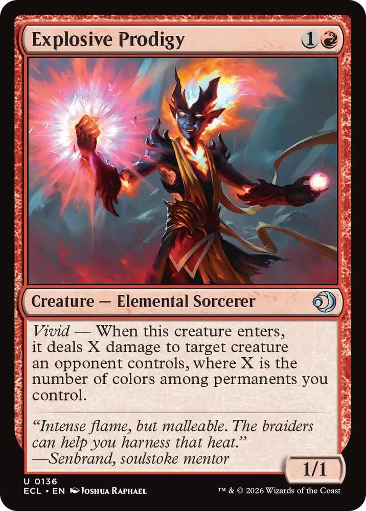 Explosive Prodigy [Lorwyn Eclipsed] 136