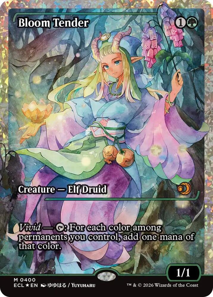 Bloom Tender (0400) (Showcase) (Fracture Foil) [Lorwyn Eclipsed] 400