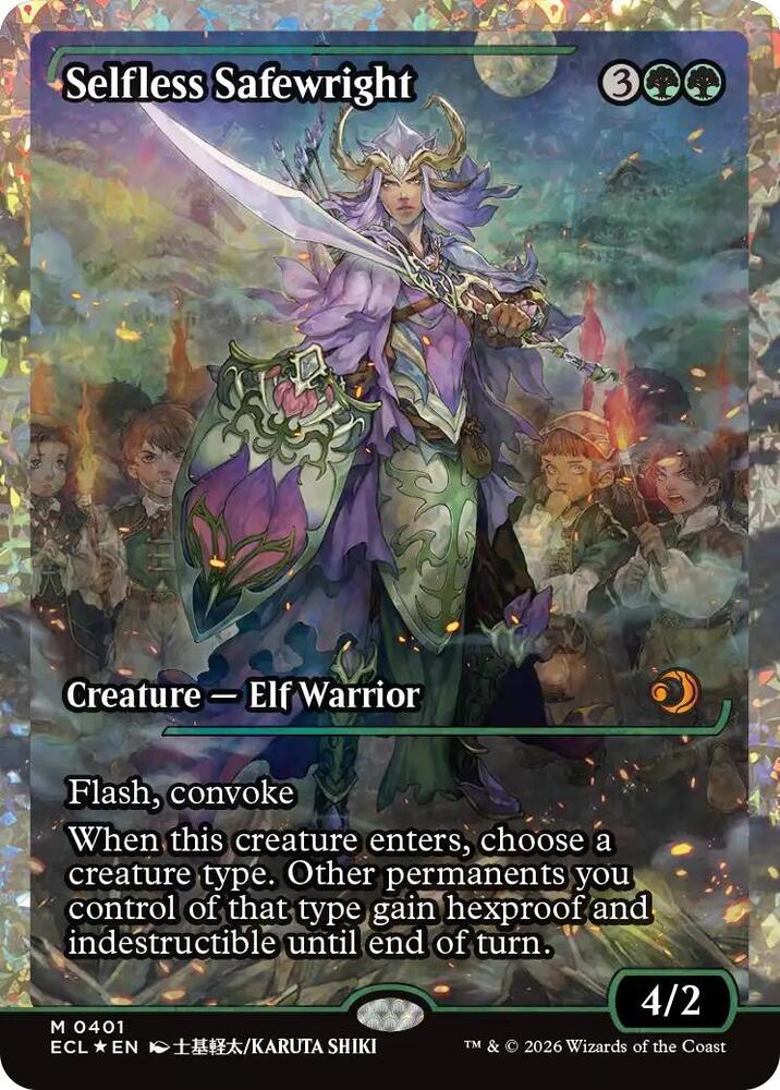 Selfless Safewright (Showcase) (Fracture Foil) [Lorwyn Eclipsed] 401