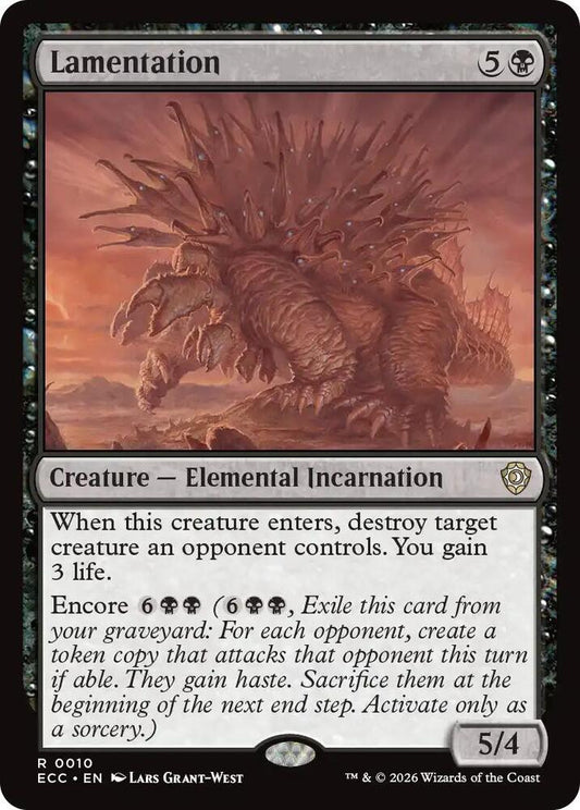 Lamentation [Commander: Lorwyn Eclipsed] 10