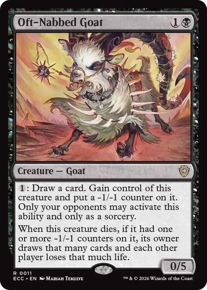 Oft-Nabbed Goat [Commander: Lorwyn Eclipsed] 11