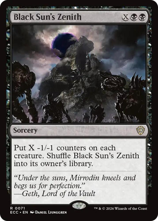 Black Sun's Zenith [Commander: Lorwyn Eclipsed] 71