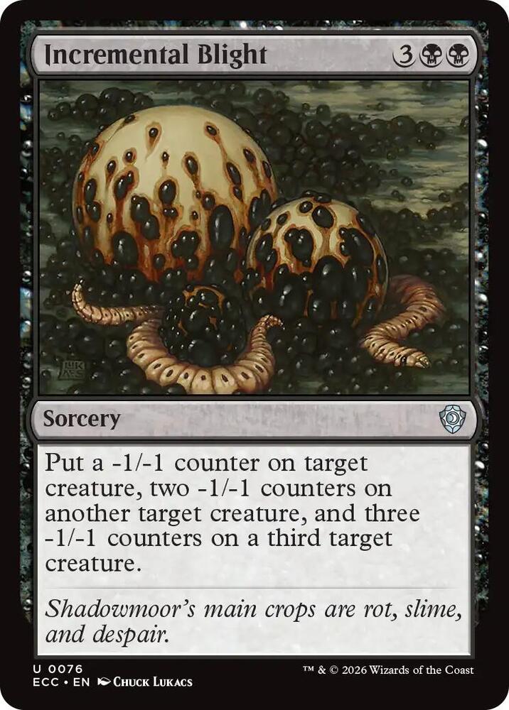 Incremental Blight [Commander: Lorwyn Eclipsed] 76