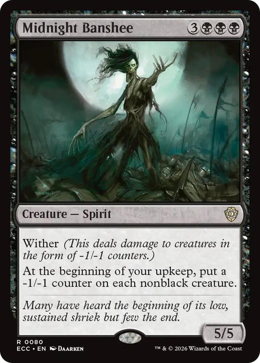 Midnight Banshee [Commander: Lorwyn Eclipsed] 80