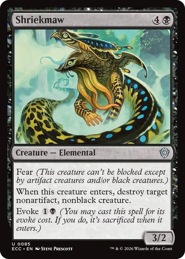 Shriekmaw [Commander: Lorwyn Eclipsed] 85