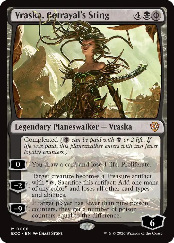 Vraska, Betrayal's Sting [Commander: Lorwyn Eclipsed] 88