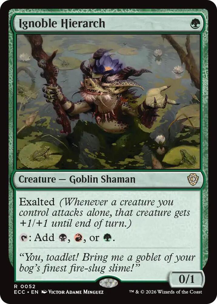 Ignoble Hierarch [Commander: Lorwyn Eclipsed] 52