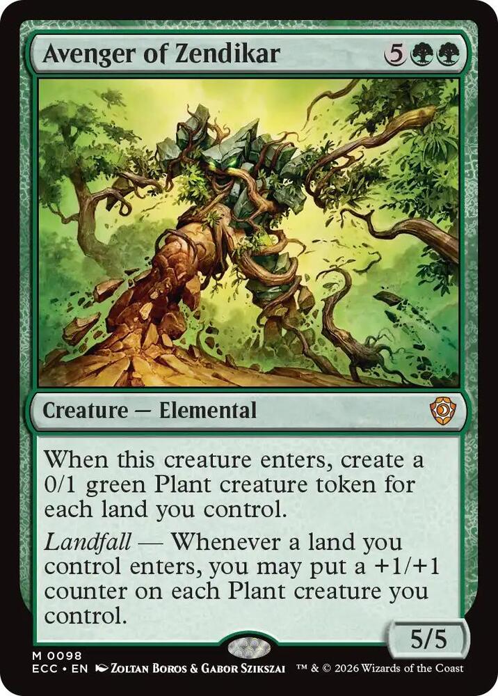Avenger of Zendikar [Commander: Lorwyn Eclipsed] 98
