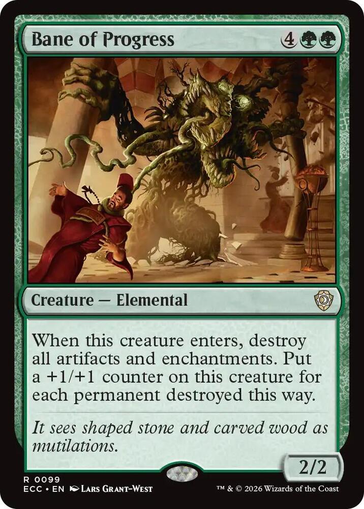 Bane of Progress [Commander: Lorwyn Eclipsed] 99