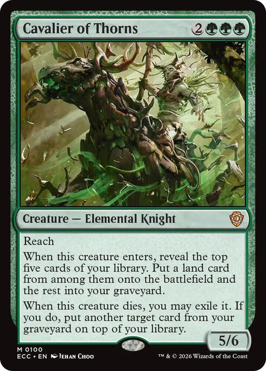 Cavalier of Thorns [Commander: Lorwyn Eclipsed] 100