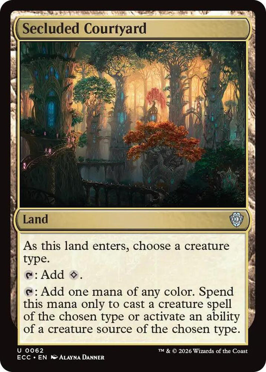 Secluded Courtyard [Commander: Lorwyn Eclipsed] 62