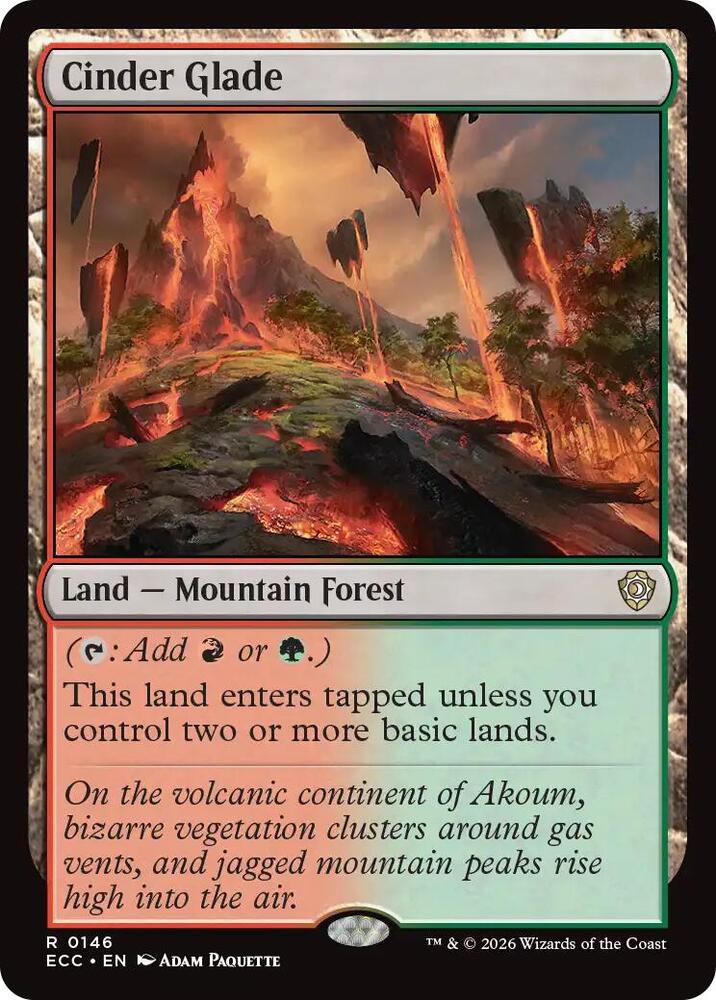 Cinder Glade [Commander: Lorwyn Eclipsed] 146